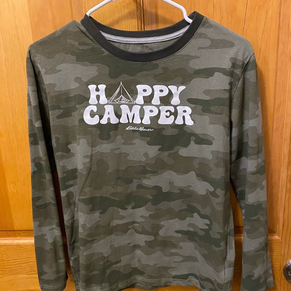 Camping long sleeve tee. Eddie Bauer - Picture 1 of 3